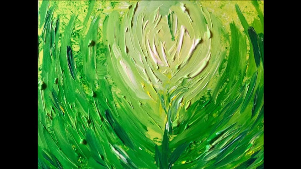 Fourth Ray painting with music